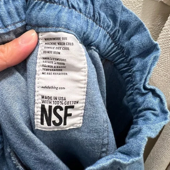 NSF Blue Lightweight Denim Shailey Two-Piece Set - Picture 7 of 7